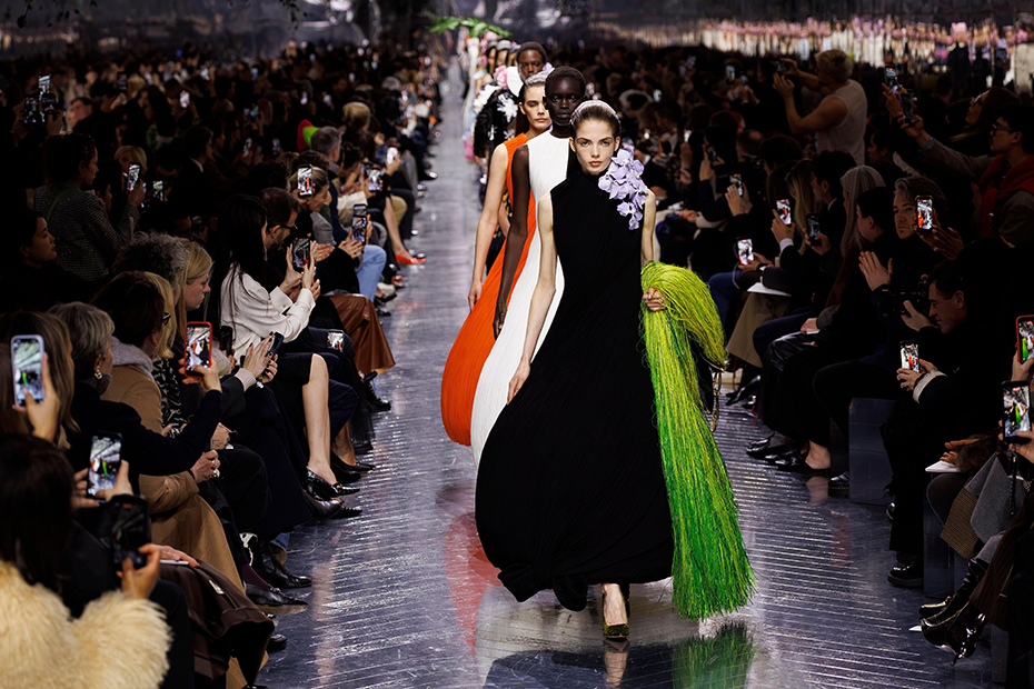 CHRISTIAN DIOR Haute Couture Spring/Summer 2026 Runway during Paris Haute Couture Fashion Week